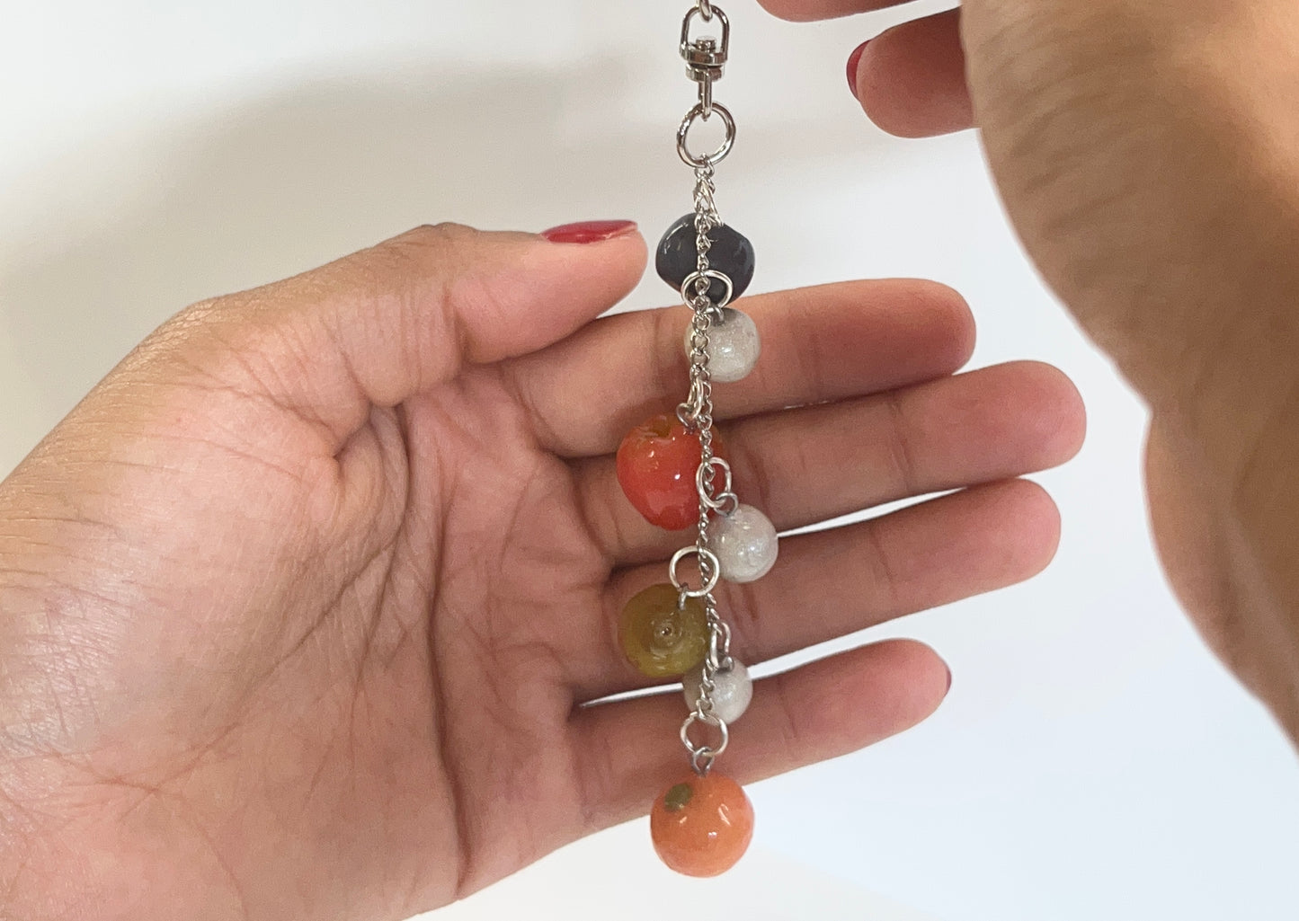 FRUIT SALAD KEYCHAINS 🍊🍎🍐